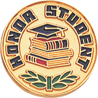 Honor Student Enameled Pin