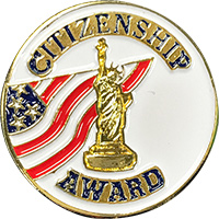 Citizenship Award Enameled Pin
