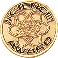 Science Award Enameled Pin