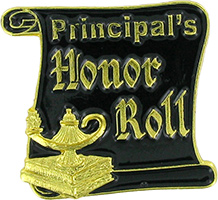 Principals Honor Roll Enameled Pin