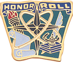 Honor Roll Enameled Pin