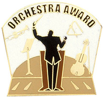 Orchestra Award Enameled Pin