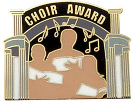 Choir Award Enameled Pin