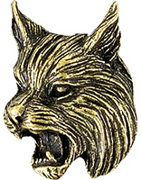 Bobcat 3D Mascot Pin