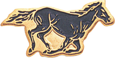 Mustang Enameled Mascot Pin