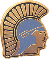 Trojan/Spartan Enameled Mascot Pin
