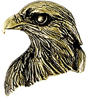 Falcon 3D Mascot Pin