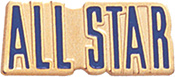 All Star Enameled Pin