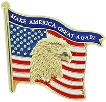 Make America Great Again American Flag Pin