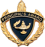 Principal's Award 3D Enameled Scholastic Pin