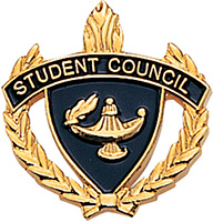 Student Council 3D Enameled Scholastic Pin
