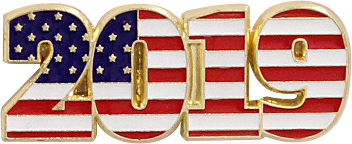 2019 American Flag Pin