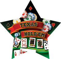 Poker- Texas Hold' Em Star Insert
