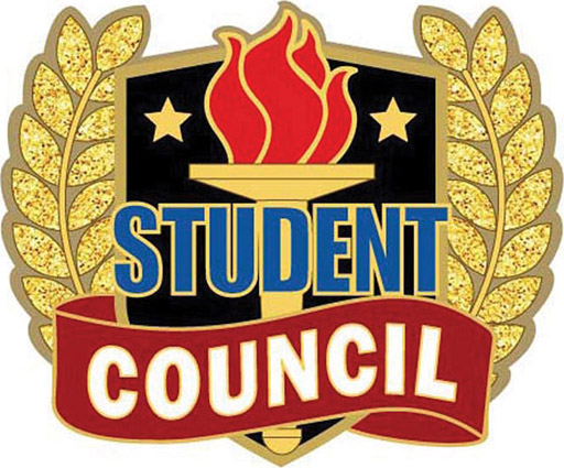 Wreath & Torch Scholastic Enamel Pin- Student Council