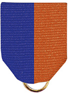Blue & Orange Pin Drape
