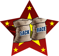 Potato Sack Race Star Insert