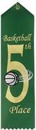 Basketball 5th Place Event Ribbon