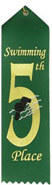 Swimming 5th Place Event Ribbon