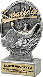 Knowledge Pinwheel Resin Trophy