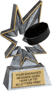 Hockey Spring-Action Resin Trophy