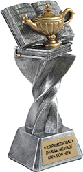 Knowledge Cyclone Resin Trophy 