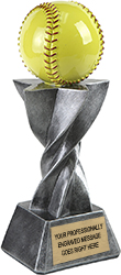 Softball Cyclone Resin Trophy 