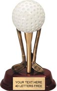Golf Resin Trophy