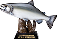Salmon Fish Resin Trophy