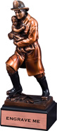 Fireman with Child Resin Trophy