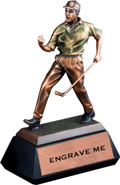 Golf Bronze/ Painted Resin - Male