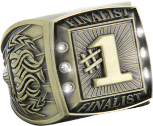 Finalist Championship Ring with Activity Insert- #1 Gold