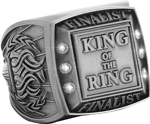 Finalist Championship Ring with Activity Insert-Wrestling Silver