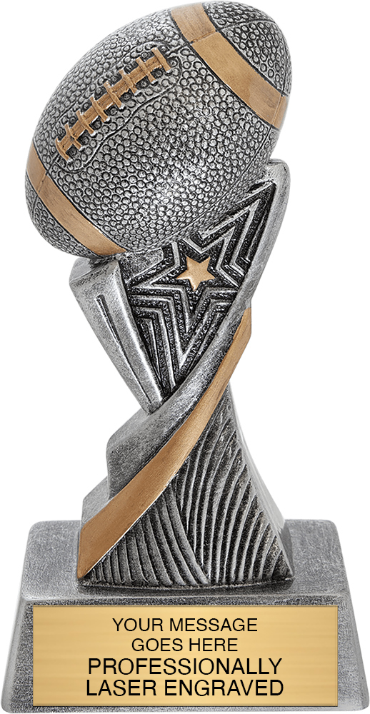 Football Aspire Resin Trophy - 6 inch