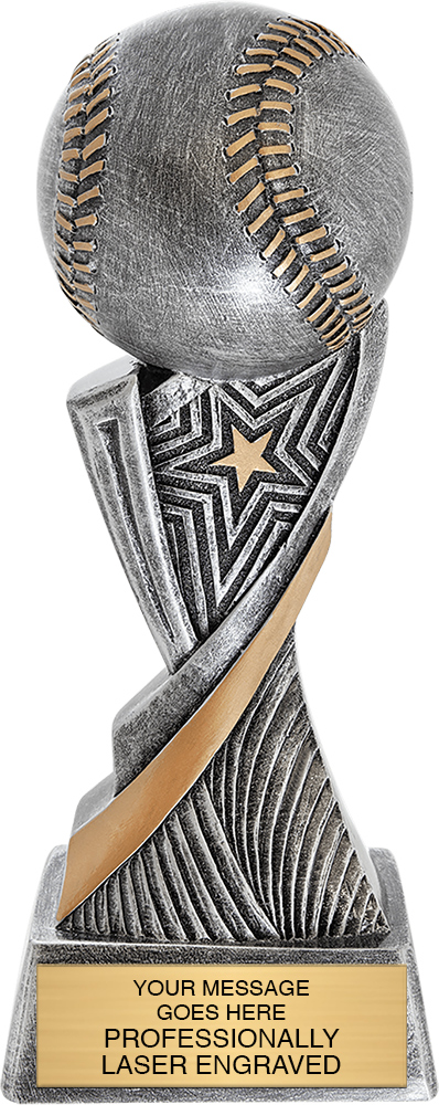 Baseball Aspire Resin Trophy - 8 inch