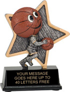 Basketball LittlePals Resin Trophy