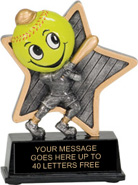 Softball LittlePals Resin Trophy