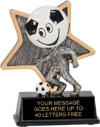 Soccer LittlePals Resin Trophy