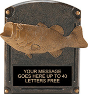 Bass Fishing Legends of Fame Resin Trophy