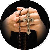 Religion- Praying Hands Insert