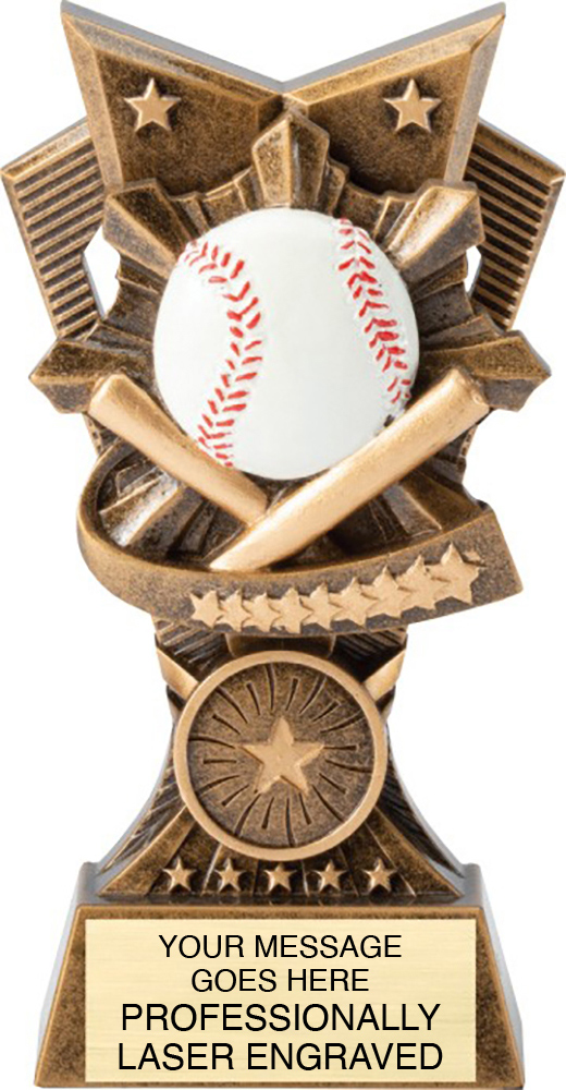 Baseball 3D Resin Sculpture Trophies