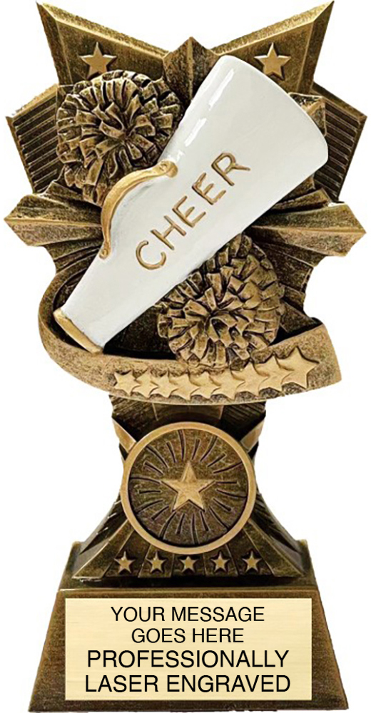 Cheer 3D Resin Sculpture Trophies