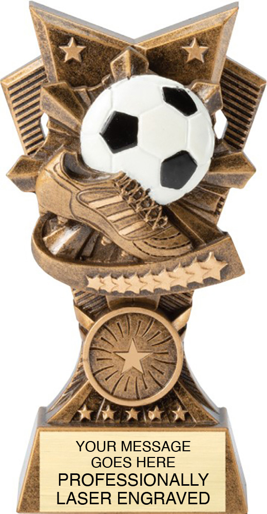 Soccer 3D Resin Sculpture Trophies