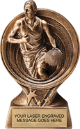 Basketball Male Saturn Resin Trophy