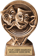 Drama Saturn Resin Trophy