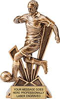 Soccer Male Check Mate Resin Trophy