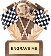 Racing Theme Resin Trophy