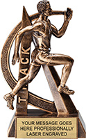 Track Male Ultra-Action Resin Trophy