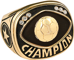 Soccer Champion Ring- Gold
