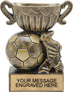 Soccer Sport Cup Resin Trophy