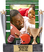 Football Painted Resin Photo Frame
